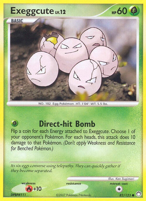 Exeggcute Lv.12 Card Front