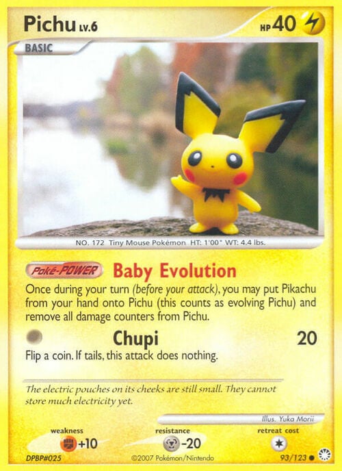 Pichu Lv.6 Card Front