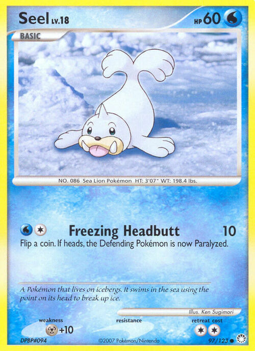 Seel Lv.18 Card Front