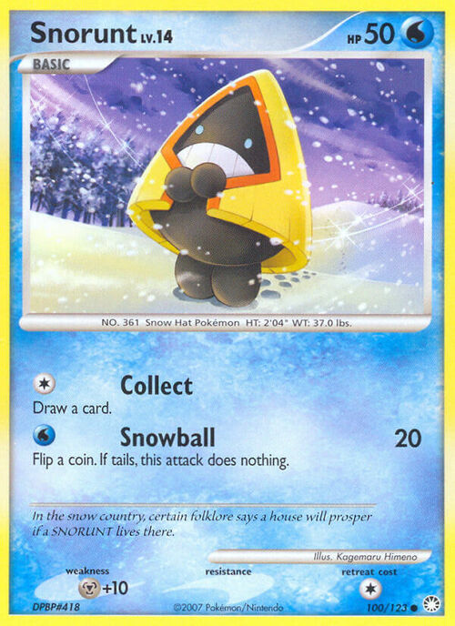 Snorunt Lv.14 Card Front