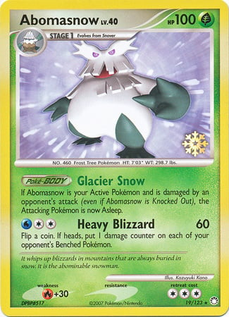 Abomasnow Card Front