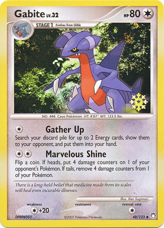 Gabite Lv.32 Card Front