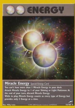 Miracle Energy Card Front