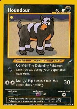 Houndour Card Front