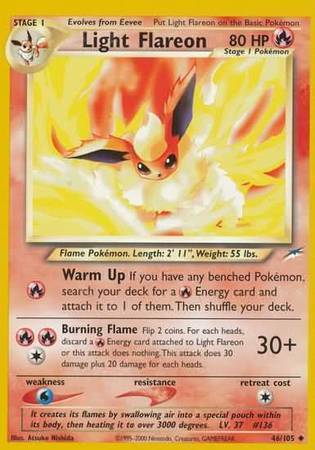 Light Flareon Card Front