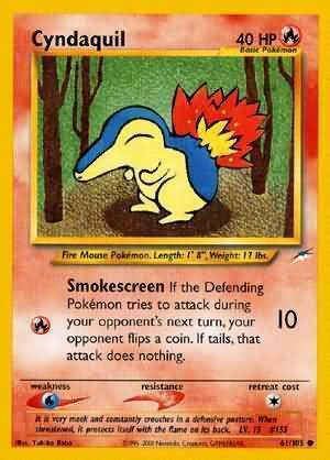 Cyndaquil Card Front