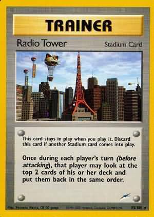 Radio Tower Card Front