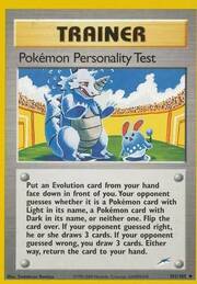 Pokémon Personality Test