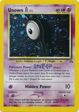 Unown [A] Card Front