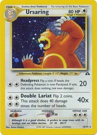 Ursaring [Headpress | Double Lariat] Card Front