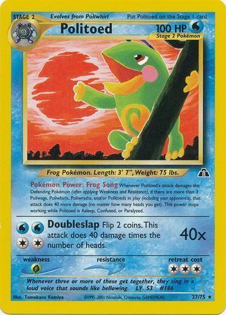 Politoed Card Front