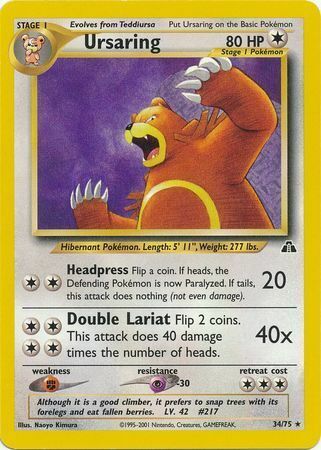 Ursaring [Headpress | Double Lariat] Card Front