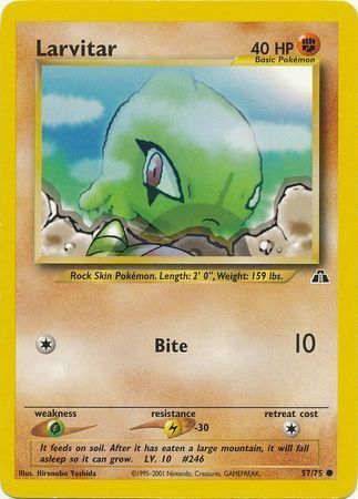 Larvitar Card Front