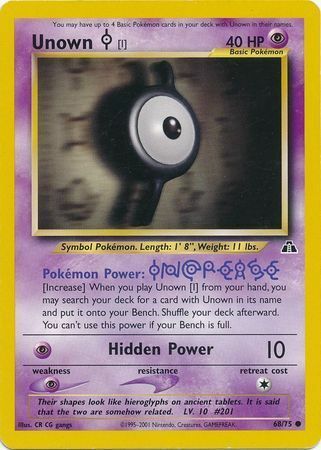 Unown [I] Card Front