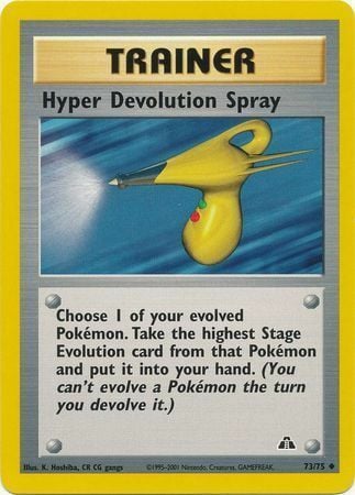 Hyper Devolution Spray Card Front