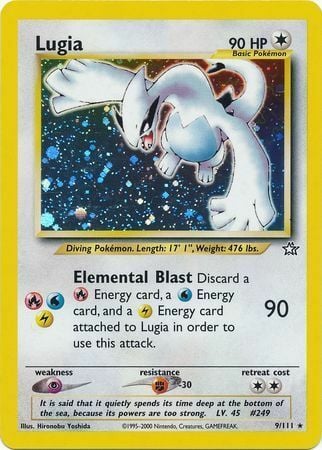 Lugia [Elemental Blast] Card Front
