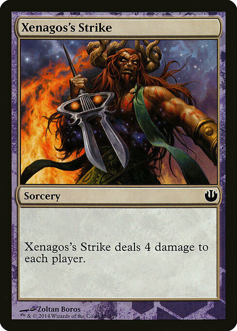 Xenagos's Strike Card Front