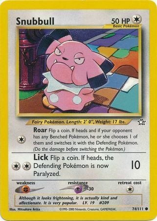 Snubbull Card Front
