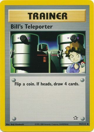Bill's Teleporter Card Front
