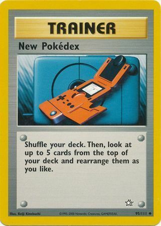 New Pokédex Card Front