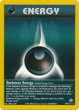 Darkness Energy Card Front