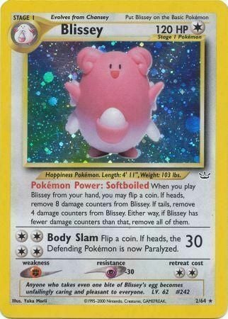 Blissey Card Front