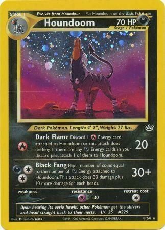 Houndoom Card Front