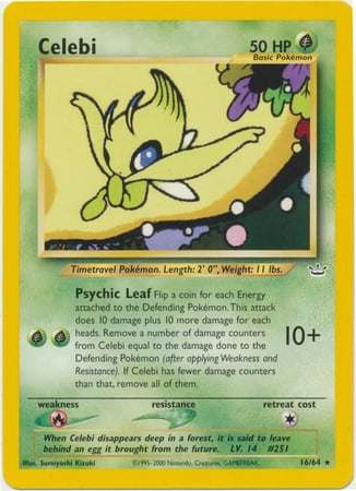 Celebi [Psychic Leaf] Card Front