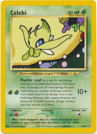 Celebi Card Front