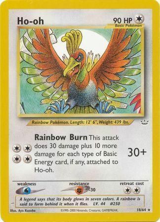 Ho-Oh Card Front