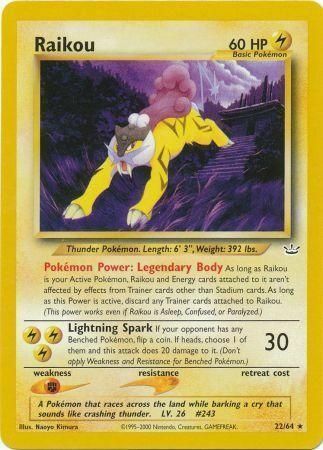 Raikou [Legendary Body | Lightning Spark] Card Front