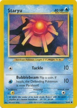 Staryu Card Front