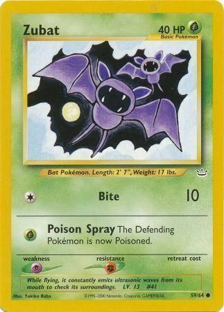 Zubat Card Front