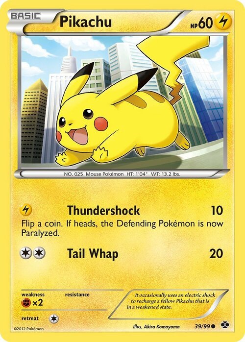 Pikachu Card Front