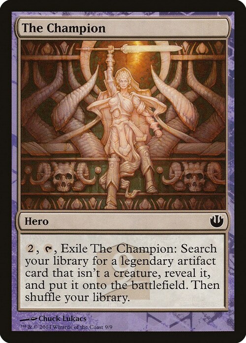 The Champion Card Front