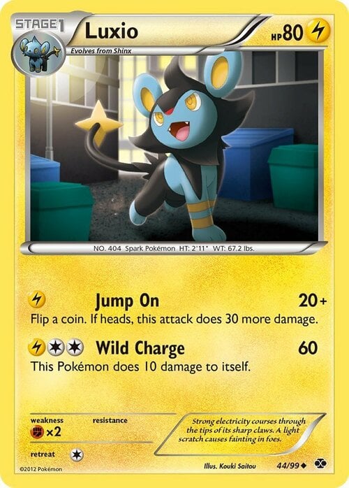 Luxio [Jump On | Wild Charge] Card Front