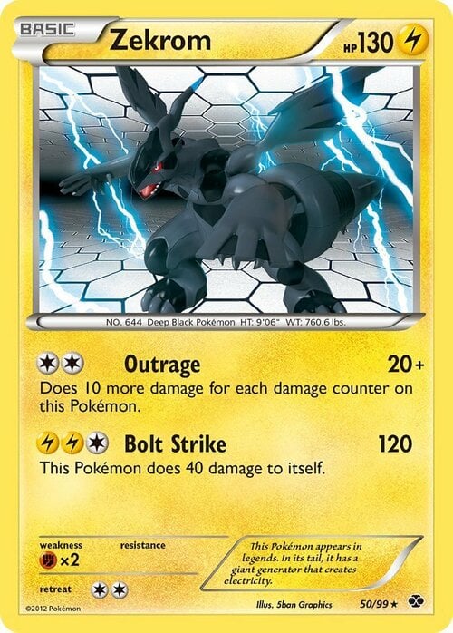 Zekrom Card Front