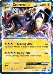 Zekrom EX [Glinting Claw | Strong Volt]