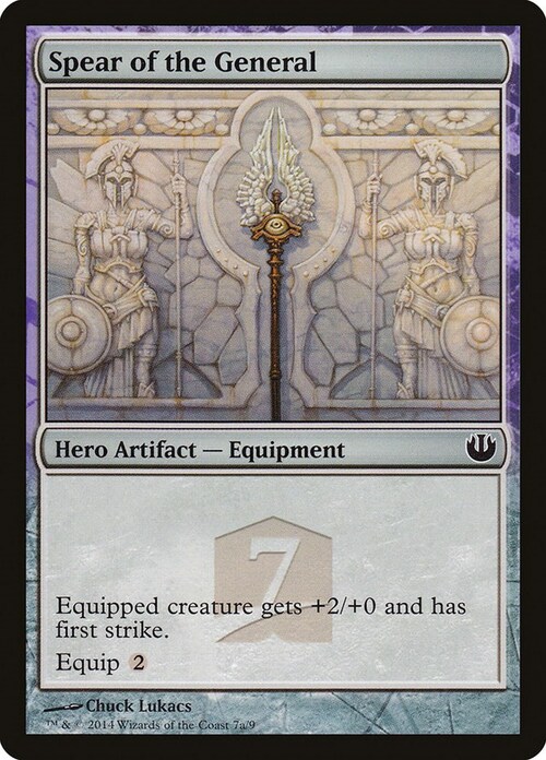 Spear of the General Card Front