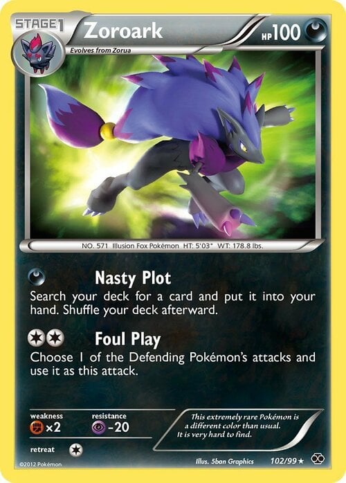 Zoroark Card Front