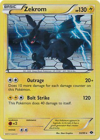 golden zekrom pokemon card price LP) Zekrom Black & White Legendary Treasures Gold Card 115/113 PKMN – 3-Bit  Games