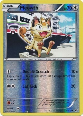 Meowth Card Front