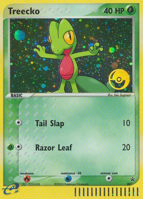 Treecko [Tail Slap | Razor Leaf] Card Front
