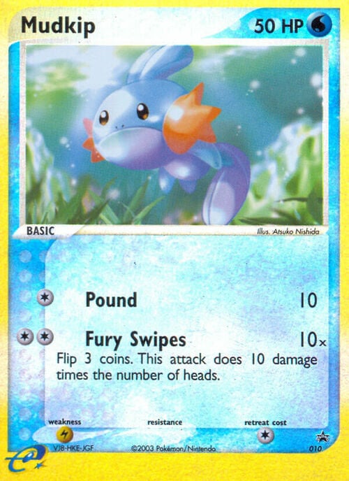 Mudkip - Reverse Holo Card Front