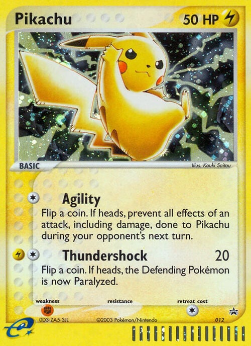 Pikachu Card Front
