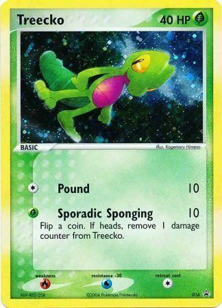 Treecko Card Front