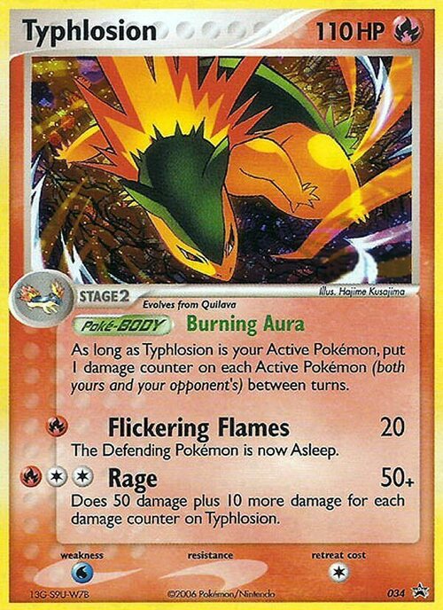 Typhlosion Card Front
