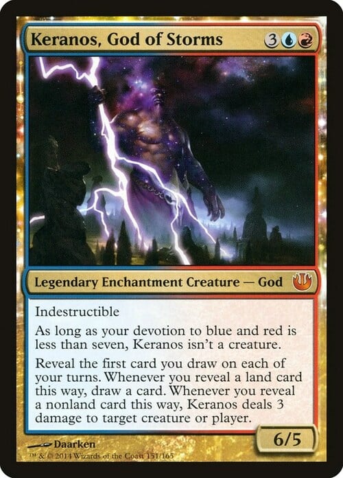 Keranos, Dio delle Tempeste Card Front