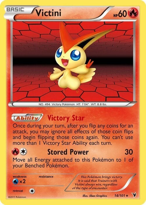 Victini Card Front