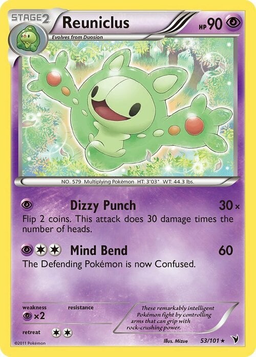 Reuniclus Card Front